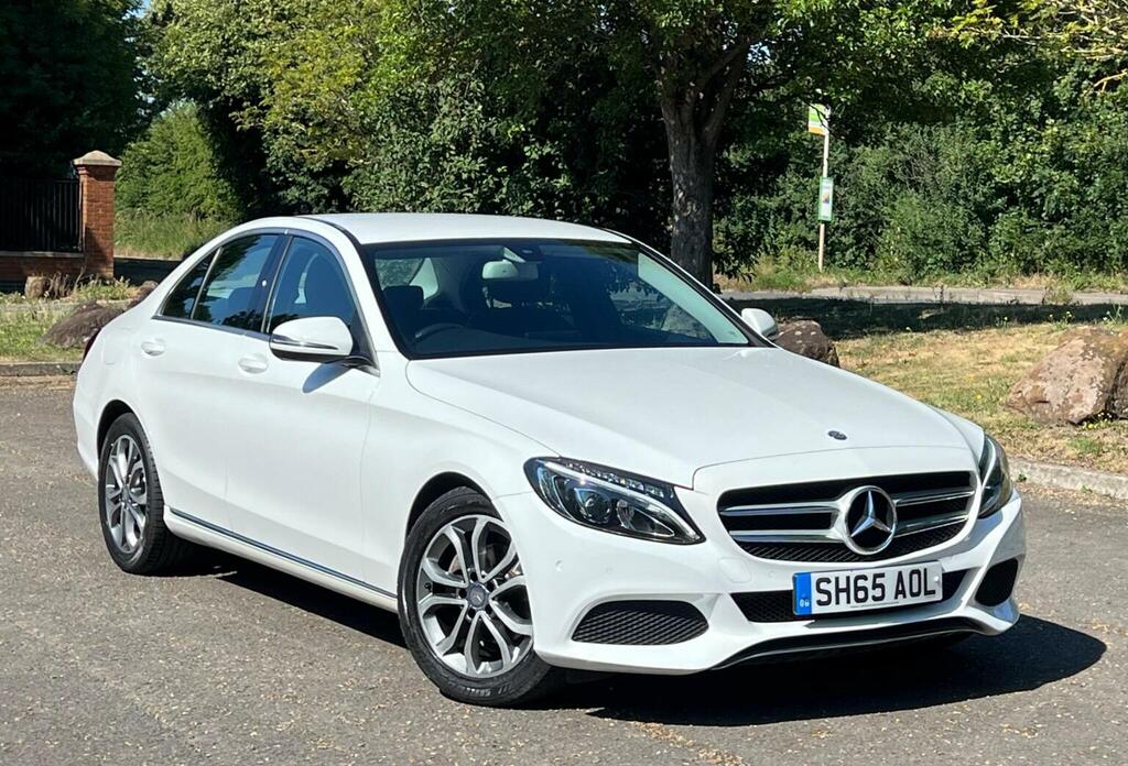 Mercedes-Benz C Class Saloon 1.6 C200d Sport G-tronic Euro 6 Ss White