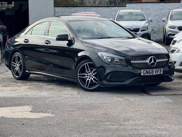 Mercedes-Benz CLA Class 2018 1.6 Cla180 Amg Line Edition Coupe Euro 6 Ss GN68VFB Black #5