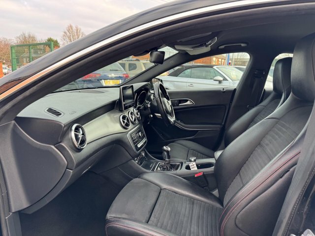Mercedes-Benz CLA Class 2018 1.6 Cla180 Amg Line Edition Coupe Euro 6 Ss GN68VFB Black #2