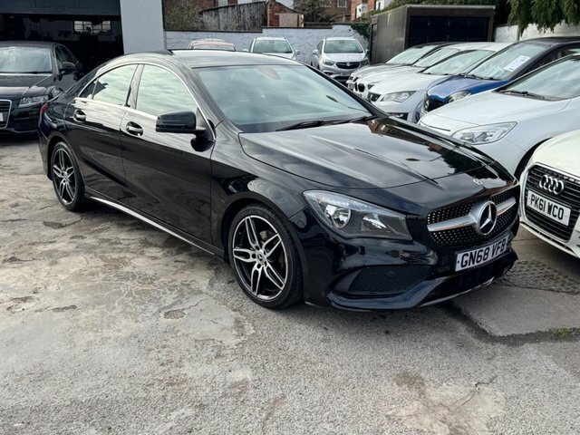 Mercedes-Benz CLA Class 2018 1.6 Cla180 Amg Line Edition Coupe Euro 6 Ss GN68VFB Black #6