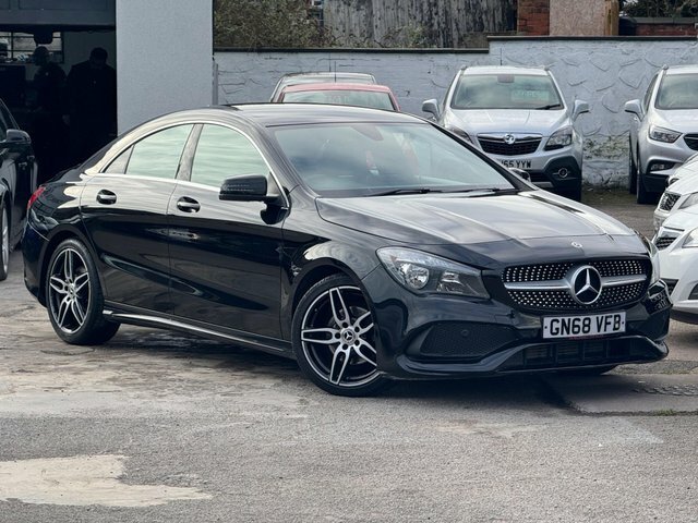 Mercedes-Benz CLA Class 2018 1.6 Cla180 Amg Line Edition Coupe Euro 6 Ss Black