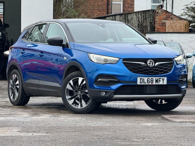 Vauxhall Grandland X 2018 1.5 Turbo D Blueinjection Sport Nav Euro DL68WFY Blue #4