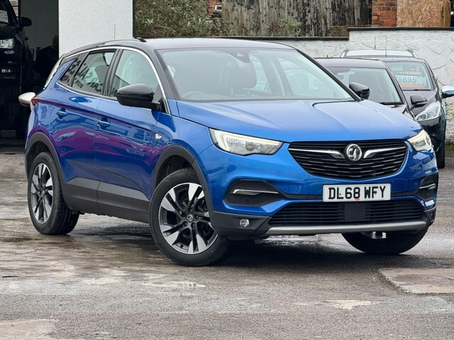 Vauxhall Grandland X 2018 1.5 Turbo D Blueinjection Sport Nav Euro DL68WFY Blue