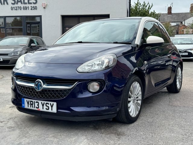 Vauxhall Adam 2013 1.4 16V Glam Euro 5 YR13YSY Blue