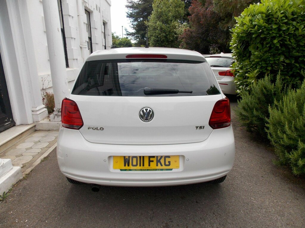 Volkswagen Polo 1.2 Tsi Bluemotion Tech Se Dsg Euro 6 Ss White #5