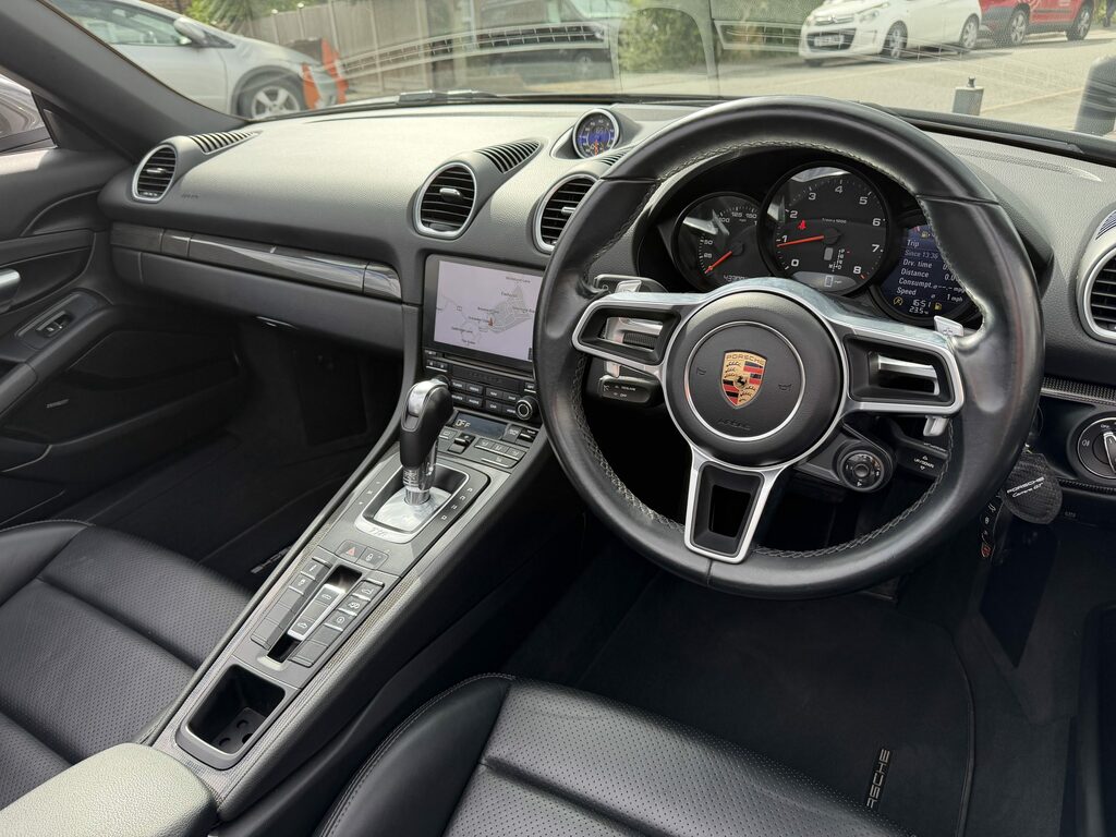 Porsche 718 Boxster Convertible Grey #4