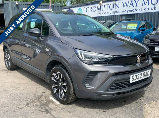 Vauxhall Crossland 1.2 Design Suv Euro 6 Ss 83 SD22OAC Grey
