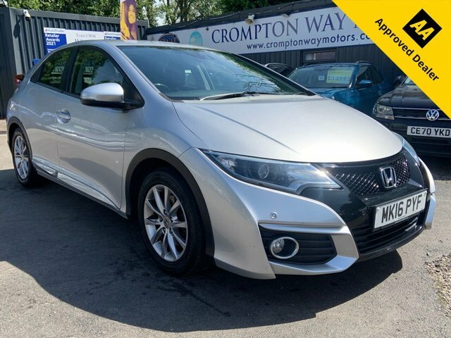 Honda Civic 1.6 I-dtec Se Plus Hatchback Eur Silver