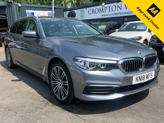 BMW 5 Series 2.0 520I Se Touring Euro 6 Ss KN18WFS Blue