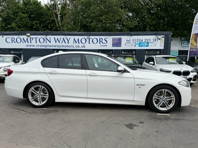 BMW 5 Series 2.0 520D M Sport Saloon Euro 6 S White #3