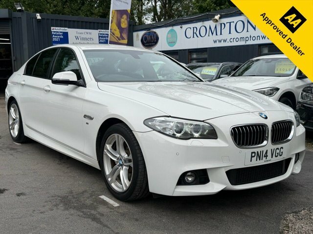 BMW 5 Series 2.0 520D M Sport Saloon Euro 6 S White