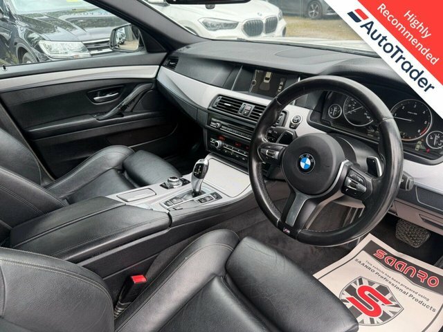 BMW 5 Series 2.0 520D M Sport Saloon Euro 6 S White #2