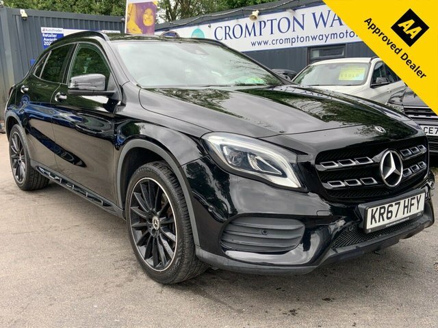 Mercedes-Benz GLA Class 2.1 Gla220d Amg Line Premium Suv 7G-d Black