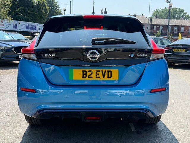 Nissan Leaf 40Kwh N-connecta Hatchback 150 WU21XMH Blue #5