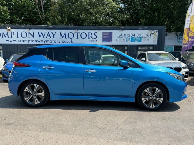 Nissan Leaf 40Kwh N-connecta Hatchback 150 WU21XMH Blue #3