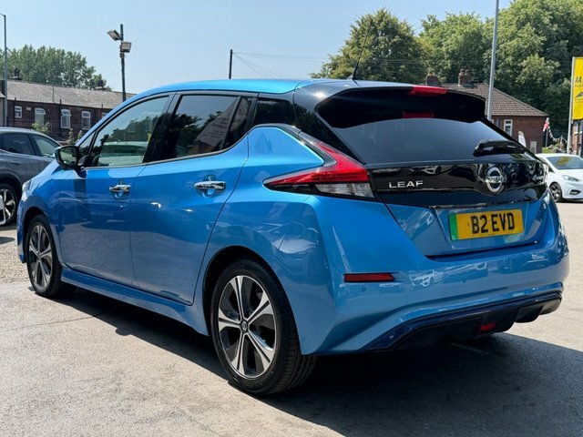 Nissan Leaf 40Kwh N-connecta Hatchback 150 WU21XMH Blue #6