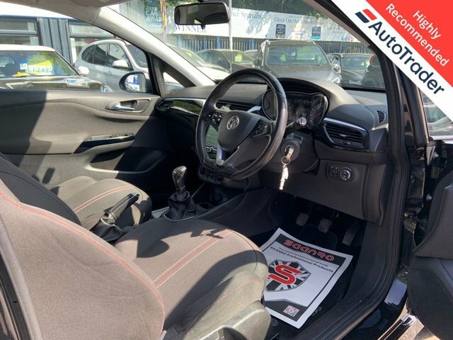 Vauxhall Corsa 1.4I Turbo Black Edition Hatchback Manu YJ67XOX Black #2