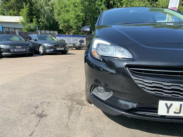 Vauxhall Corsa 1.4I Turbo Black Edition Hatchback Manu YJ67XOX Black #4