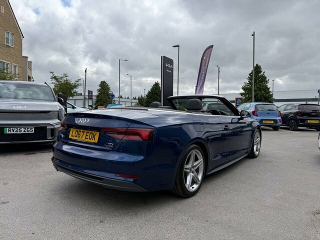 Audi A5 2.0 Tdi S Line Convertible S Tronic Qua Blue #3