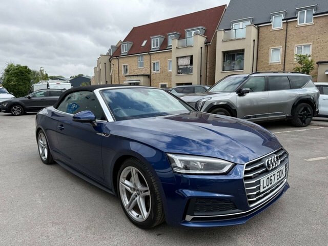 Audi A5 2.0 Tdi S Line Convertible S Tronic Qua Blue #4