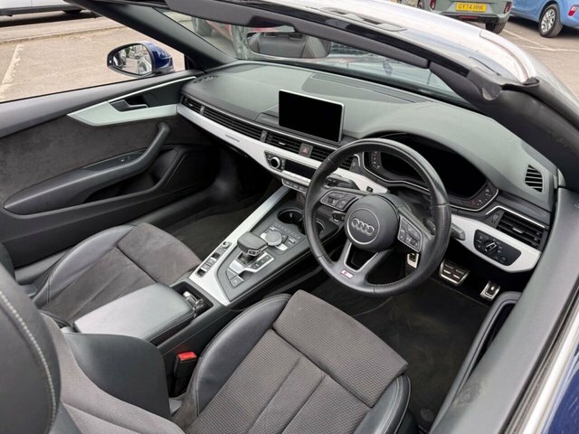 Audi A5 2.0 Tdi S Line Convertible S Tronic Qua Blue #6