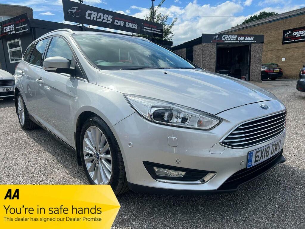 Ford Focus Estate 2.0 Tdci Titanium X Euro 6 Ss 2018 Silver