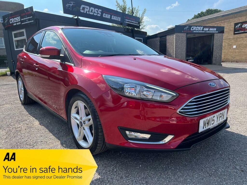 Ford Focus Hatchback 1.5 Tdci Titanium Euro 6 Ss 2015 Red