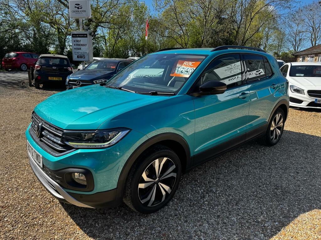 Volkswagen T-Cross 1.0 Tsi Black Edition BG72TWD Blue #3