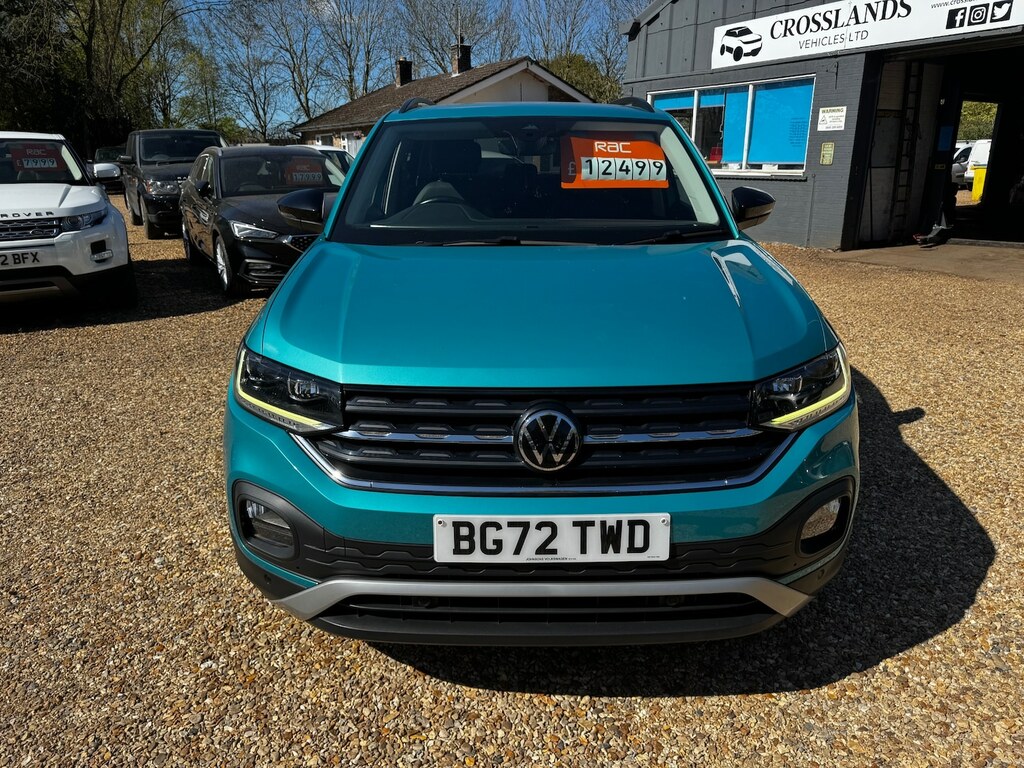 Volkswagen T-Cross 1.0 Tsi Black Edition BG72TWD Blue #2