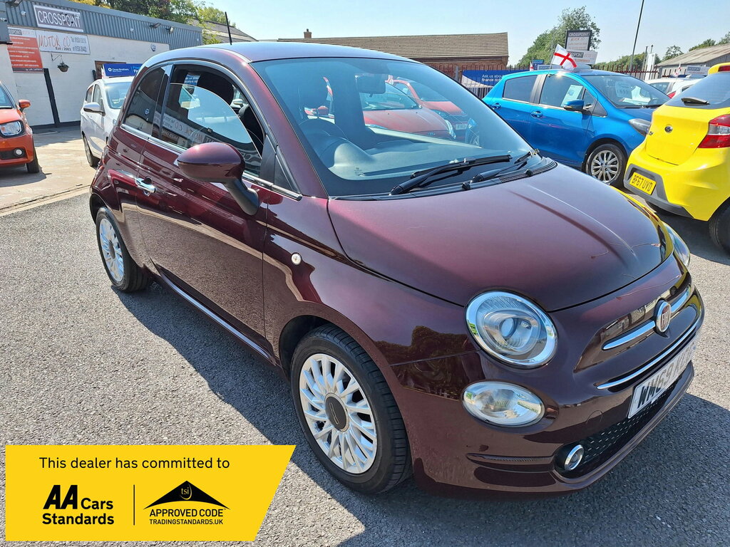 Fiat 500 1.2 Lounge Hatchback Euro 6 Ss Red