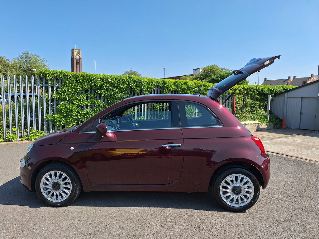 Fiat 500 1.2 Lounge Hatchback Euro 6 Ss WM69KCG Red #5