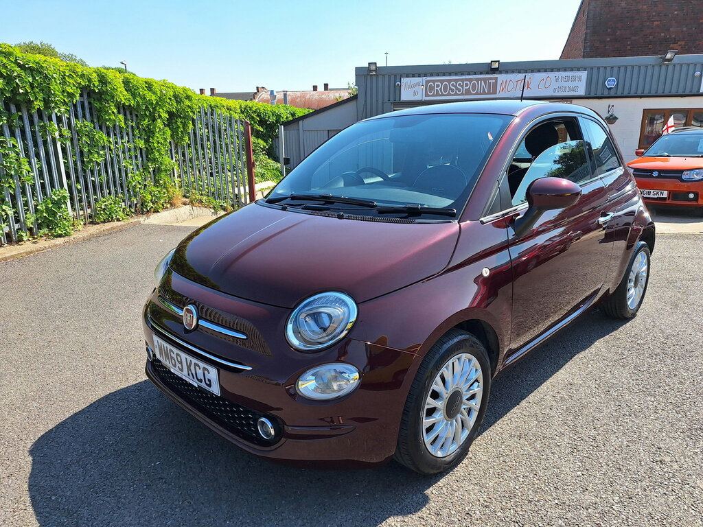 Fiat 500 1.2 Lounge Hatchback Euro 6 Ss WM69KCG Red #3