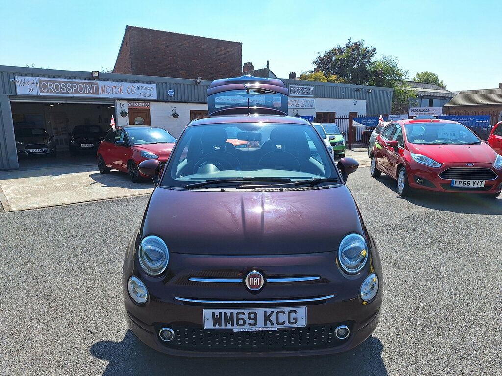 Fiat 500 1.2 Lounge Hatchback Euro 6 Ss WM69KCG Red #2