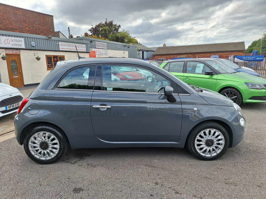 Fiat 500 1.2 Lounge Hatchback Euro 6 Ss Grey #4