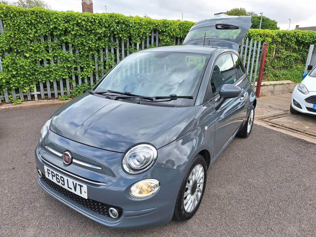 Fiat 500 1.2 Lounge Hatchback Euro 6 Ss Grey #3