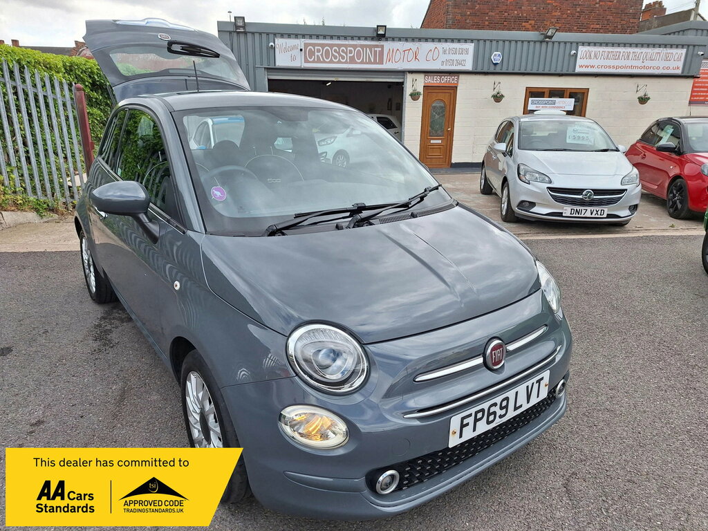 Fiat 500 1.2 Lounge Hatchback Euro 6 Ss FP69LVT Grey