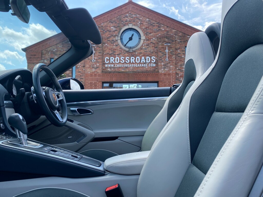 Porsche 718 Boxster Convertible Blue #5