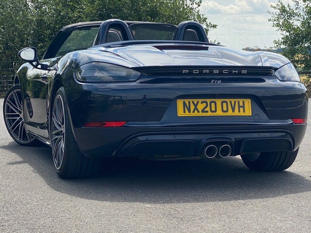 Porsche 718 Boxster Convertible Blue #3