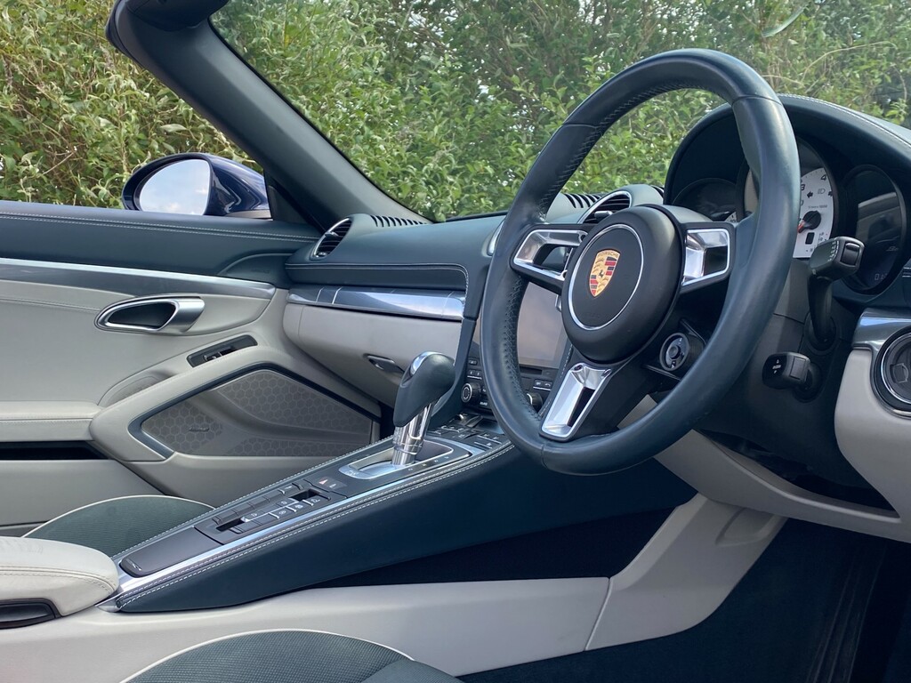 Porsche 718 Boxster Convertible Blue #4