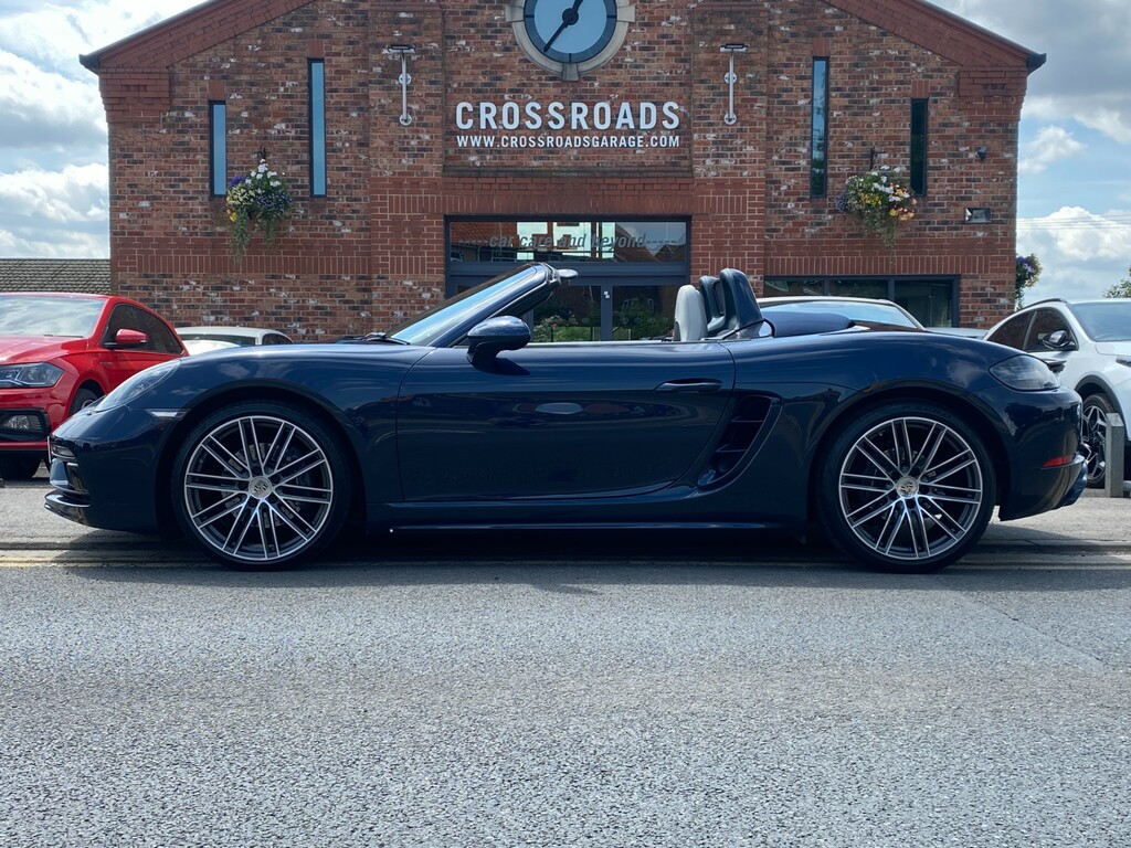 Porsche 718 Boxster Convertible Blue #2