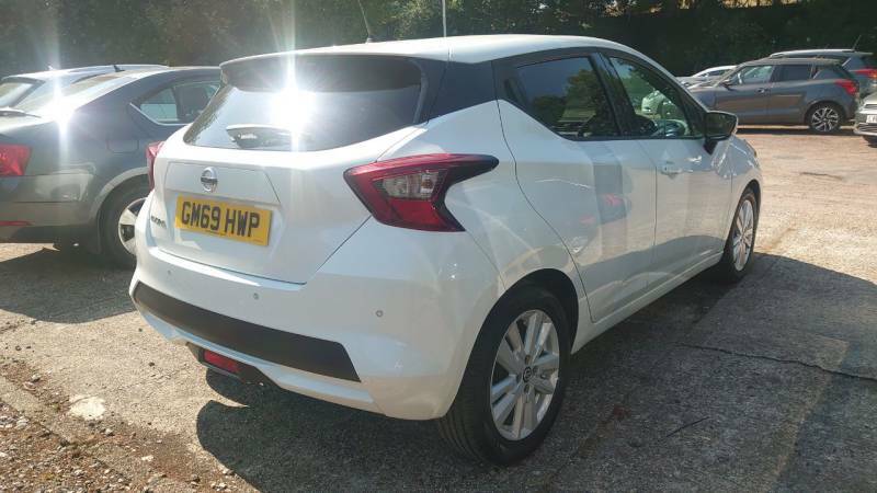 Nissan Micra 1.0 Ig-t 100 Acenta - 2020 69 GM69HWP White #2