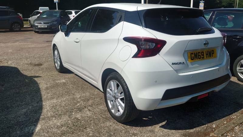Nissan Micra 1.0 Ig-t 100 Acenta - 2020 69 GM69HWP White #3