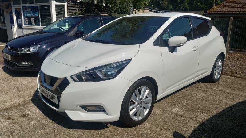 Nissan Micra 1.0 Ig-t 100 Acenta - 2020 69 GM69HWP White #4