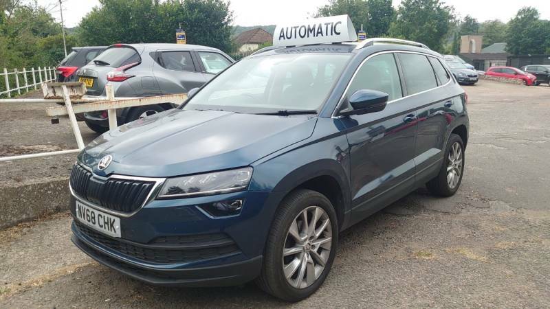 Skoda Karoq 1.6 Tdi Se L Dsg - 2018 68 NV68CHK Blue #4
