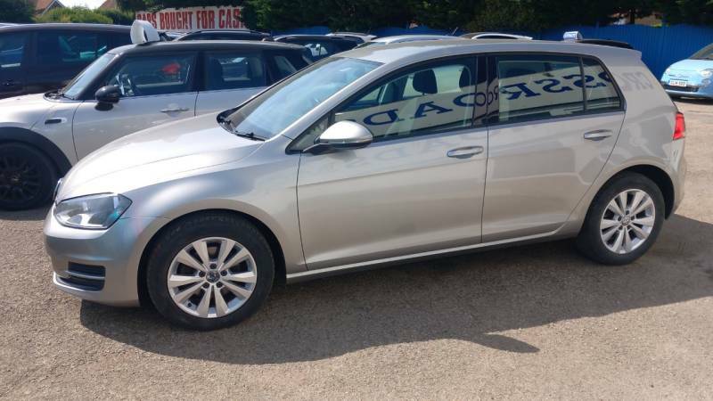 Volkswagen Golf 2.0 Tdi Se - 2014 14 GF14UBN Silver #2