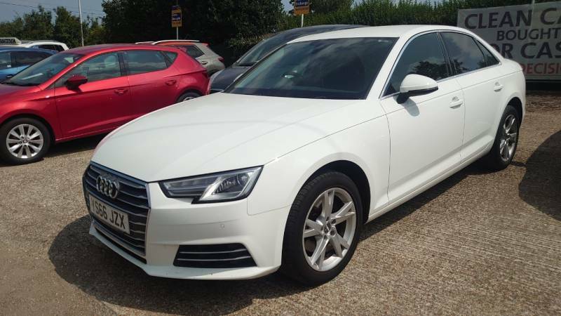Audi A4 1.4T Fsi Sport - 2016 66 YS66JZX White #4