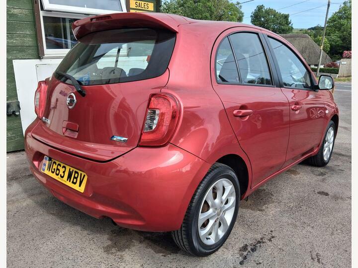 Nissan Micra 1.2 Dig-s Acenta Euro 5 Ss Red #3