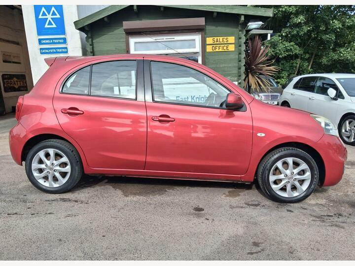 Nissan Micra 1.2 Dig-s Acenta Euro 5 Ss Red #2