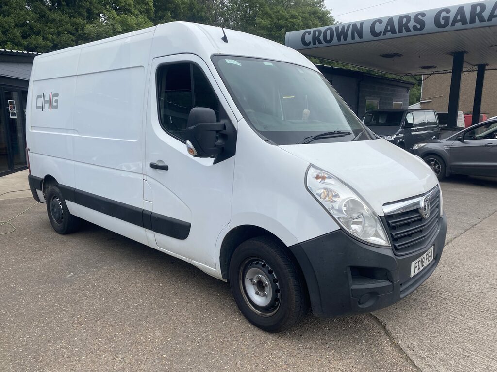 Vauxhall Movano Vauxhall Movano L2h2 F3500 2.3 Cdti White 2018