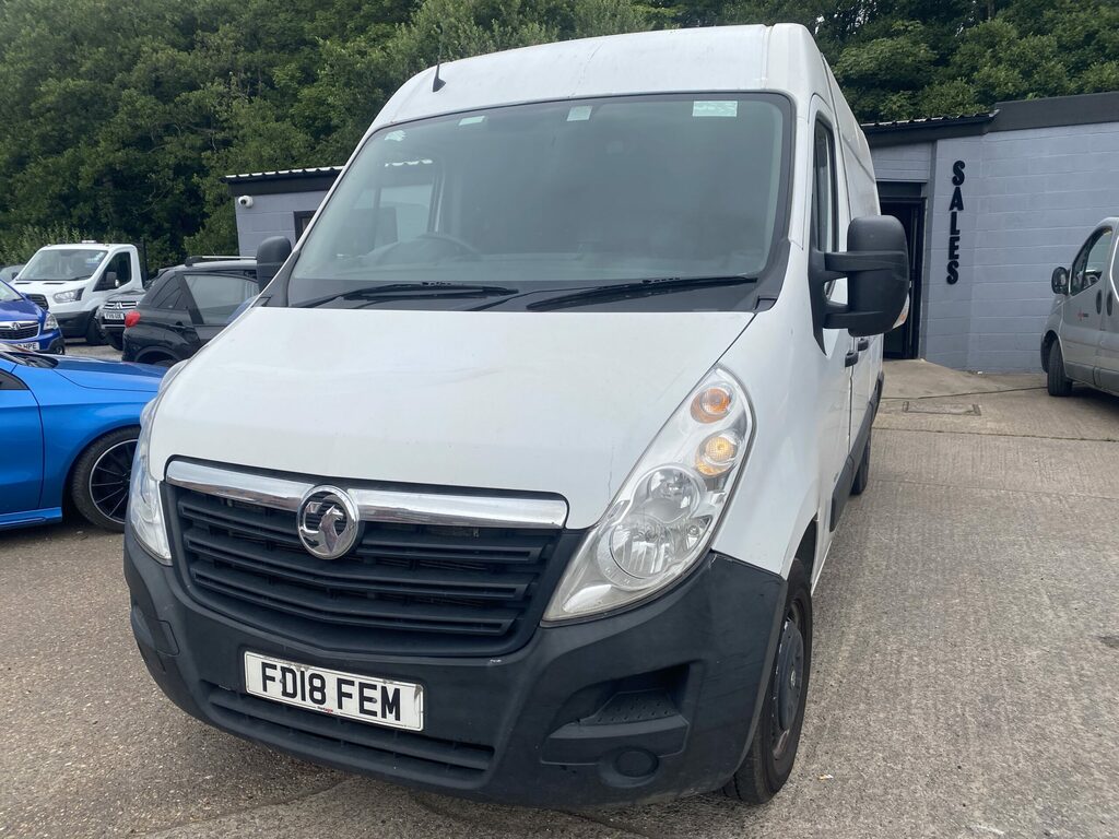 Vauxhall Movano Vauxhall Movano L2h2 F3500 2.3 Cdti White 2018 #3